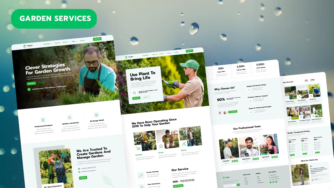 How to Create a Gardening Services Website with Elementor