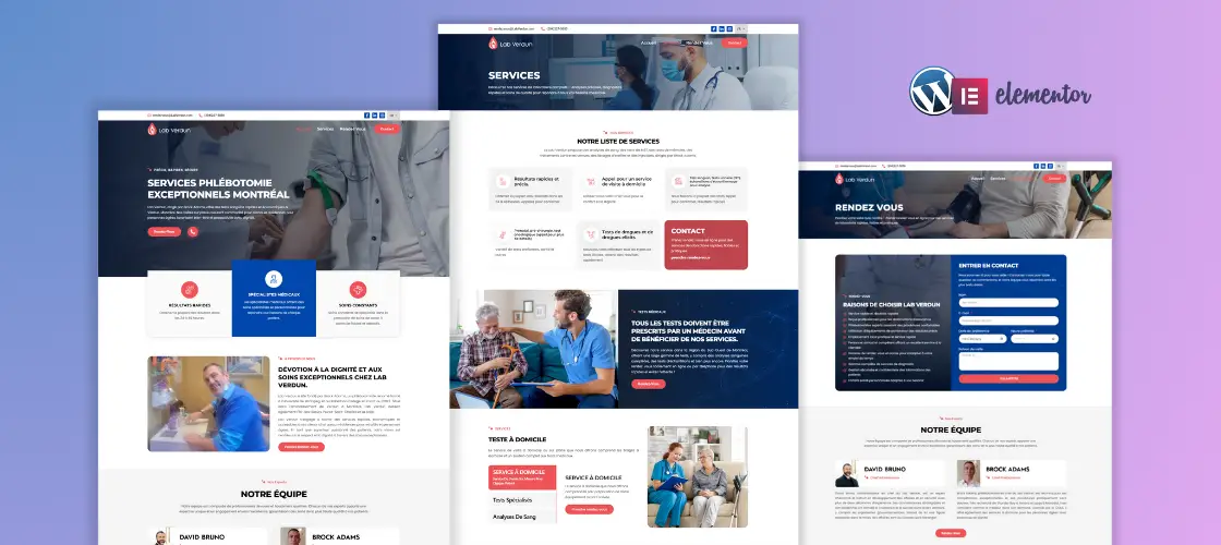 Medical Lab Website Design Services Lab Verdun